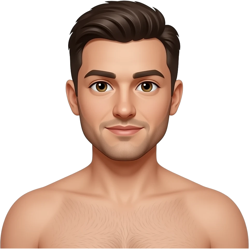 man without clothes emoji