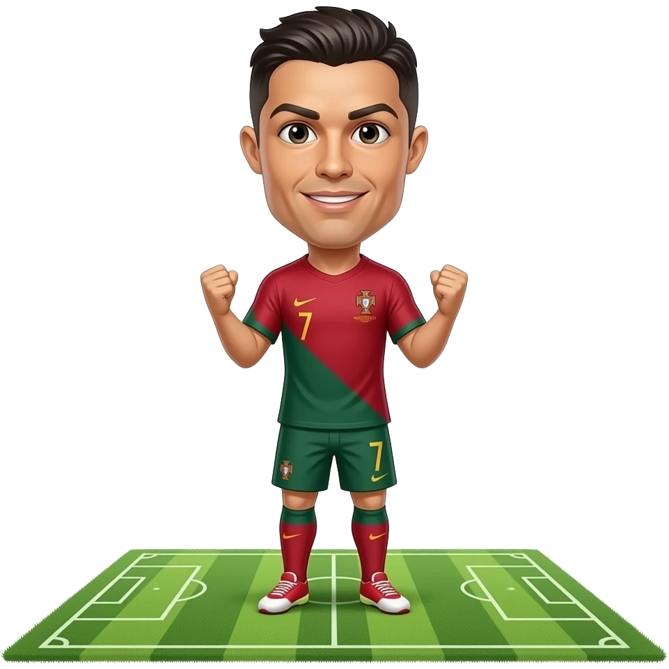 Ronaldo Kyunki wo football history ke sabse bade players mein se ek hain emoji