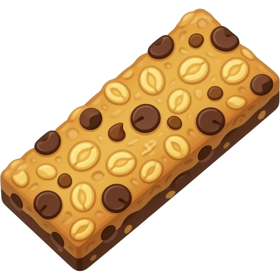 chocolate chip granola bar emoji