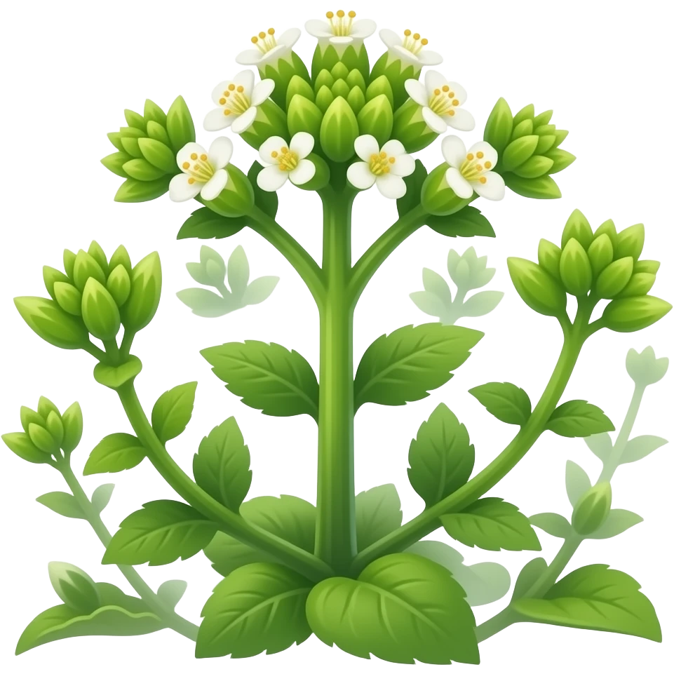 нарисуй thlaspi arvense emoji