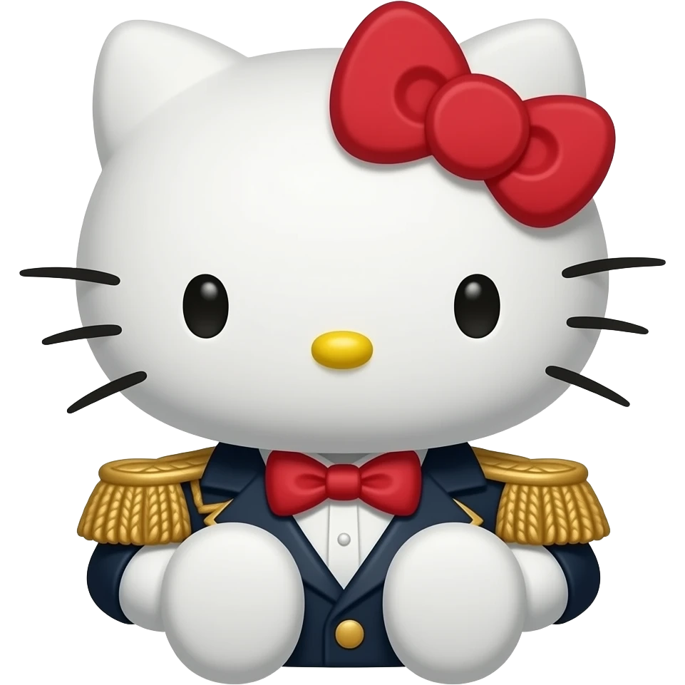 hello kitty vestida como alexandre Pudhkin emoji