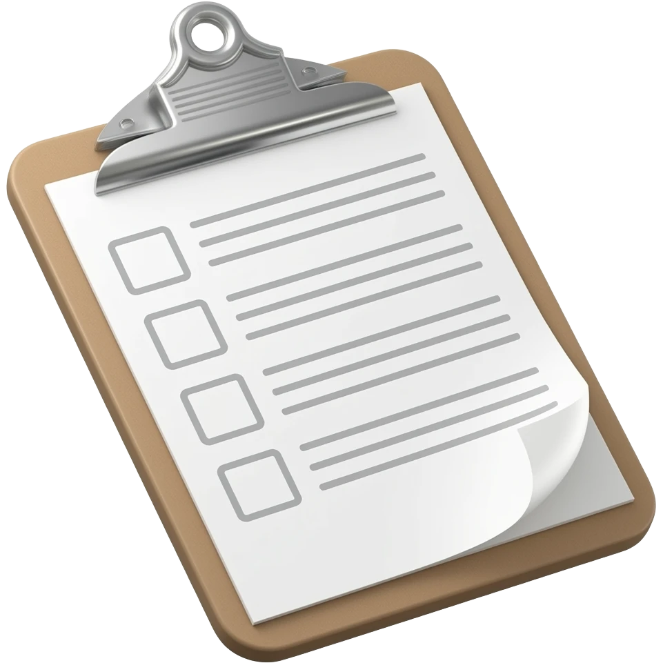 Clipboard emoji