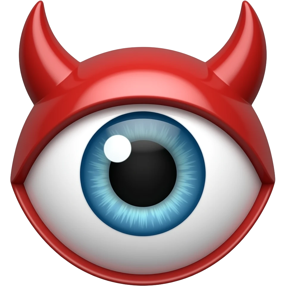 eye of devil emoji
