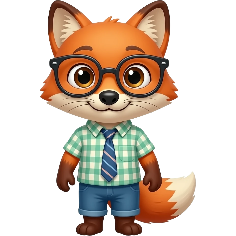 🦊👓 emoji