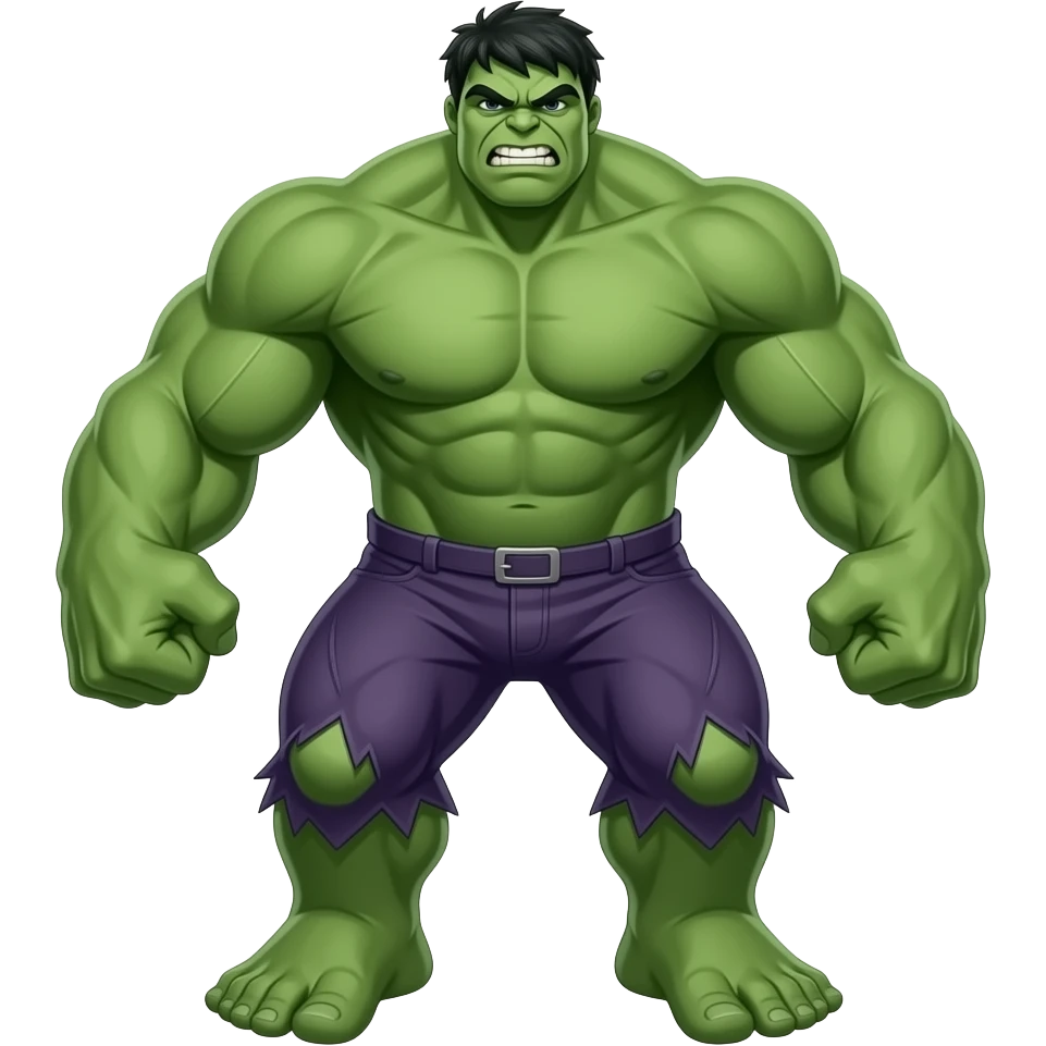 Hulk smash emoji