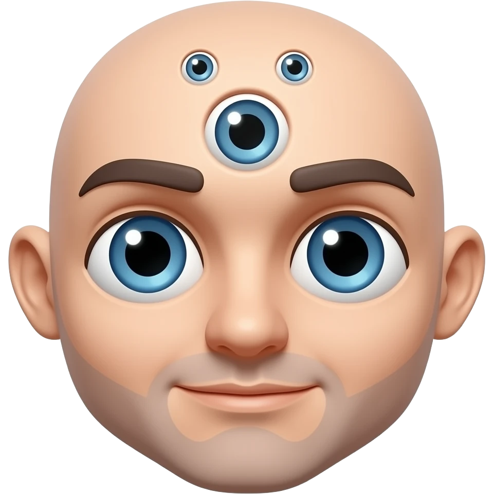 Emoji with 3 eyes emoji