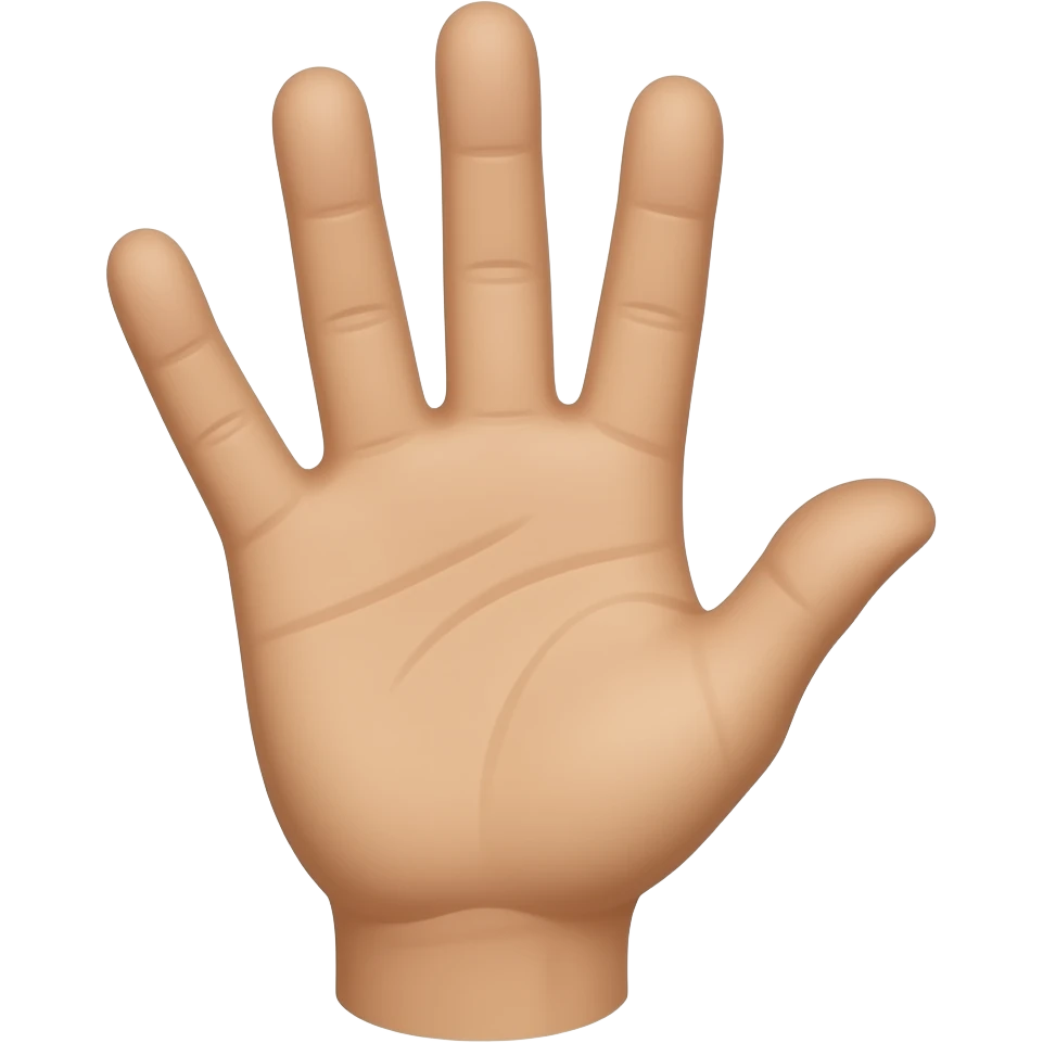 back side of hand emoji