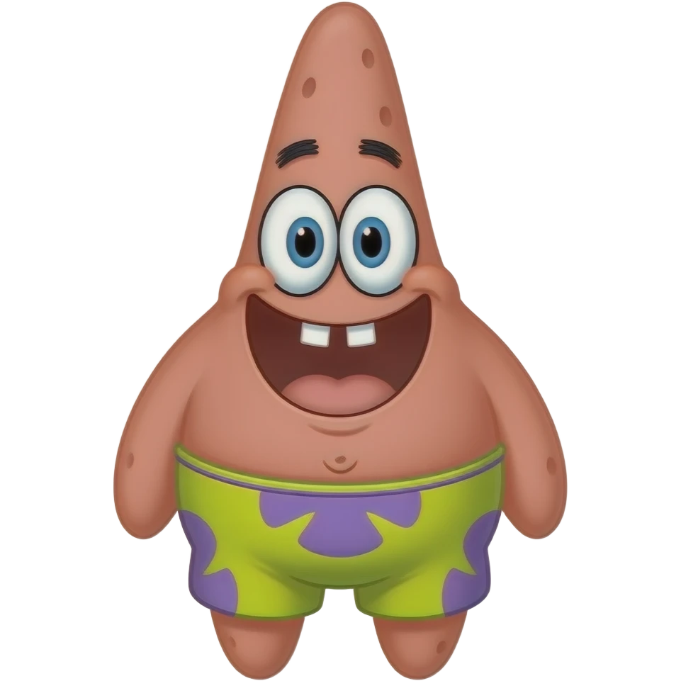 Patrick star with meth emoji