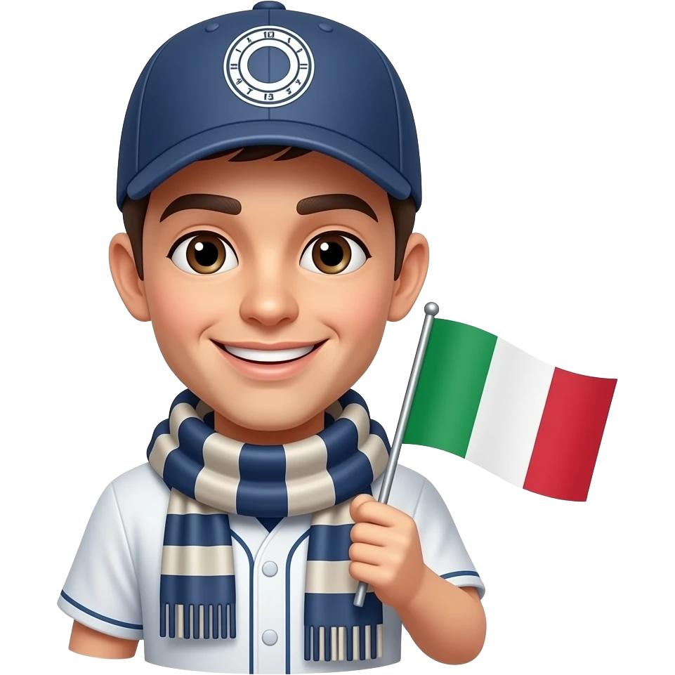 🧢😄🧣🇮🇹 emoji