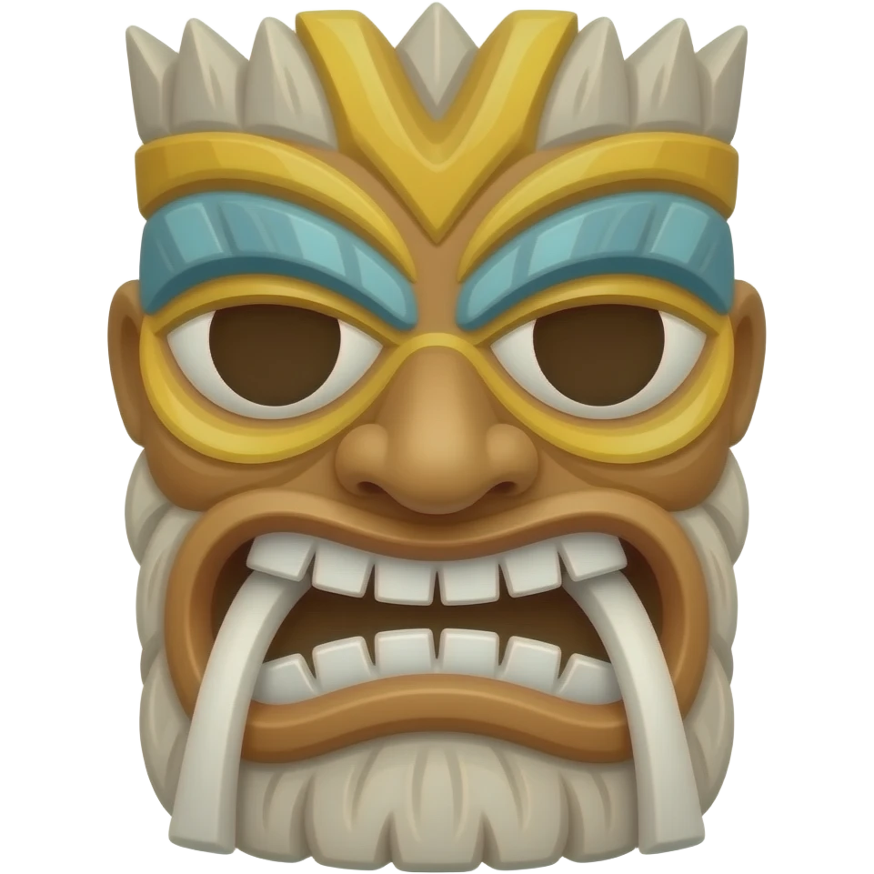 tiki statue emoji