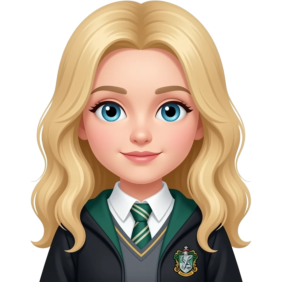 hot blonde Slytherin girl emoji
