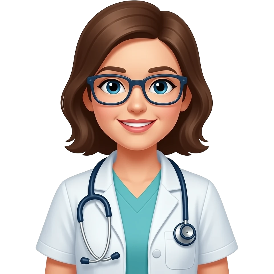 🩺👩🏽‍⚕️🏥⚕️ emoji