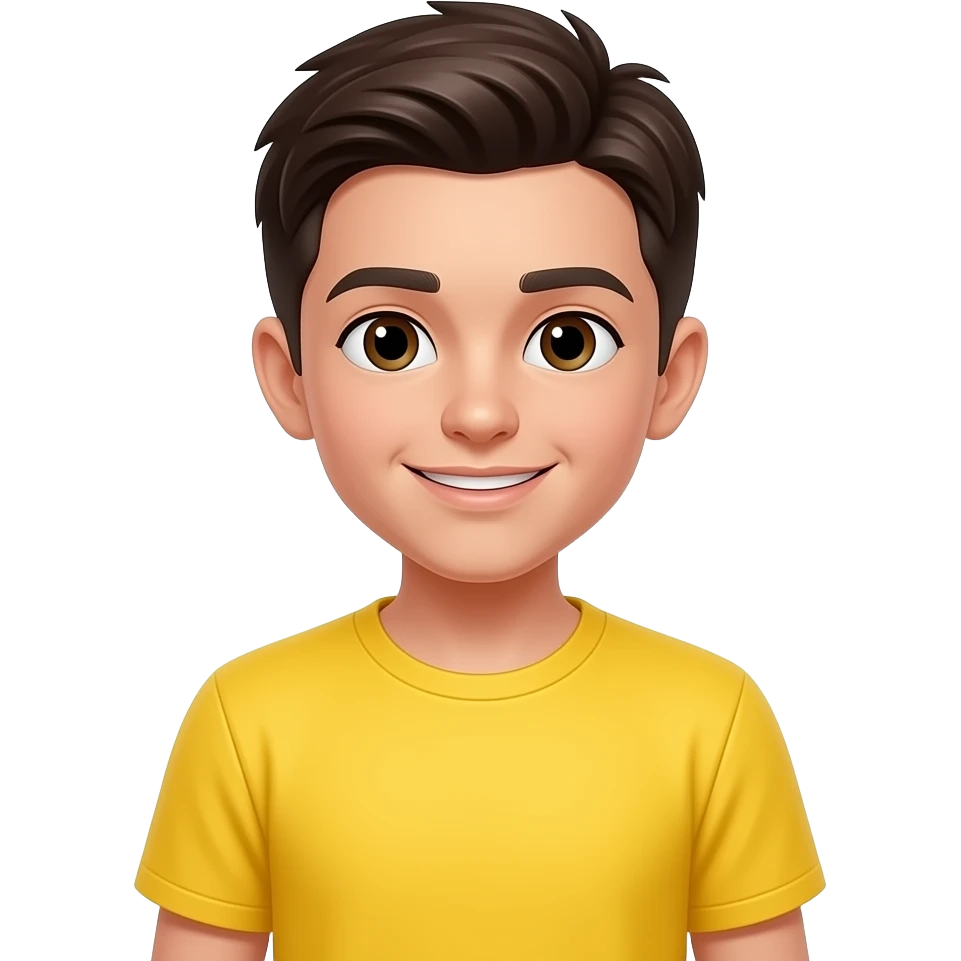 boy in yellow emoji