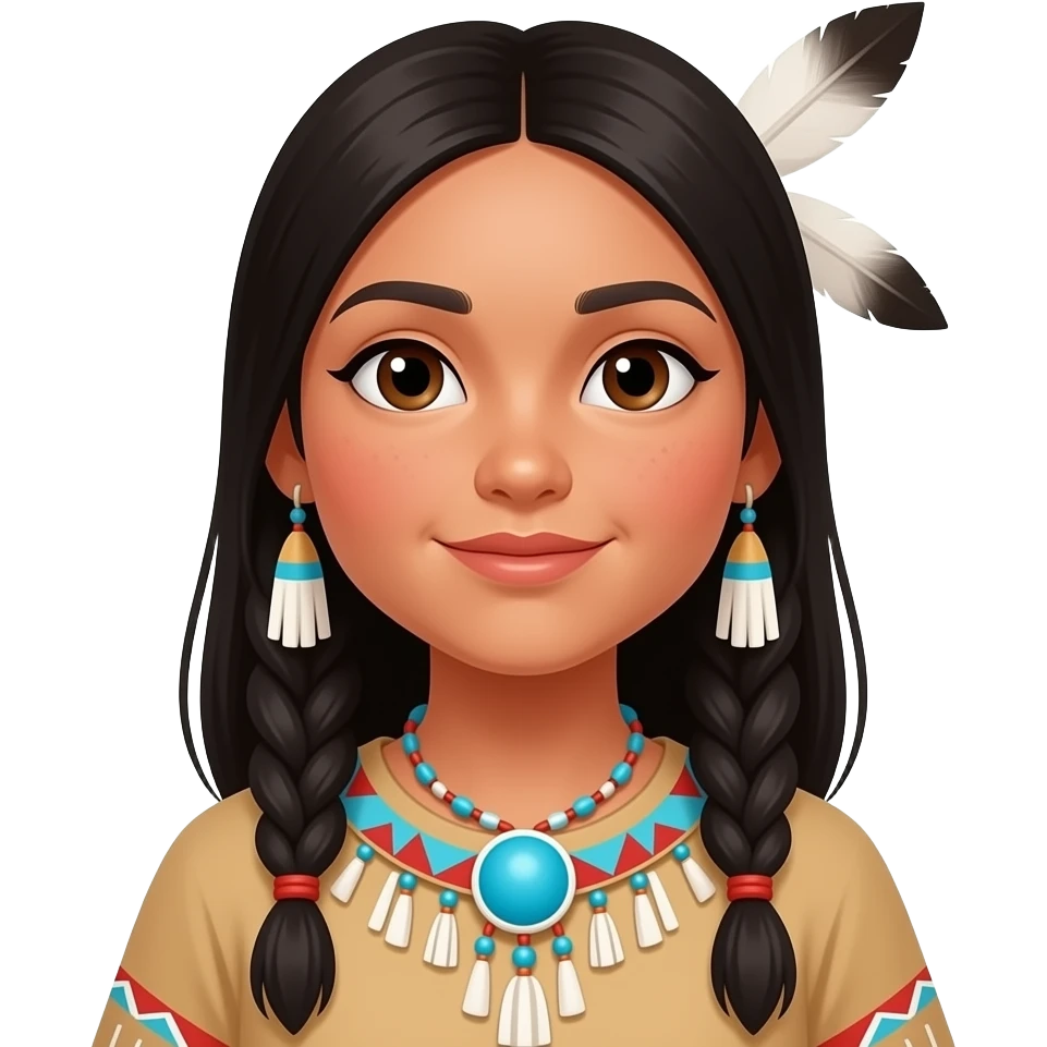 Native American girl emoji