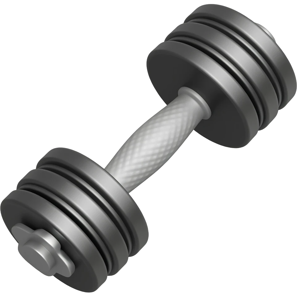 Hex Dumbbell emoji