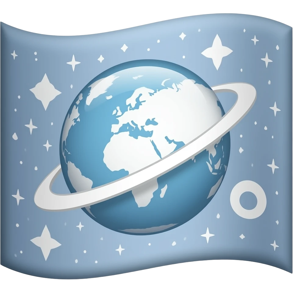 space flag sign emoji