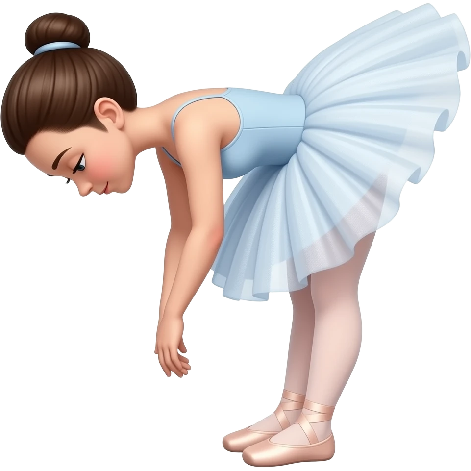 ballerina bowing emoji emoji
