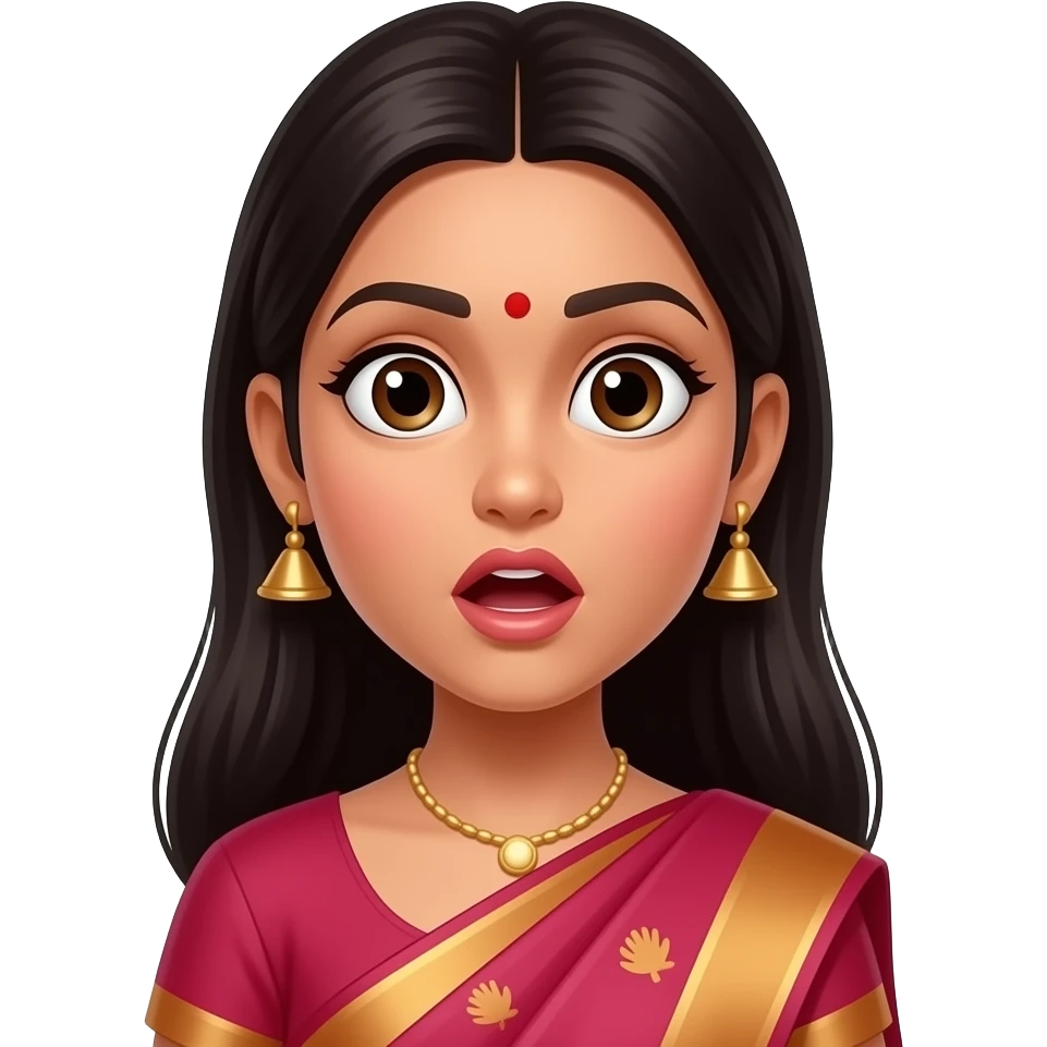 indian surprising women images for quiz challenges emoji