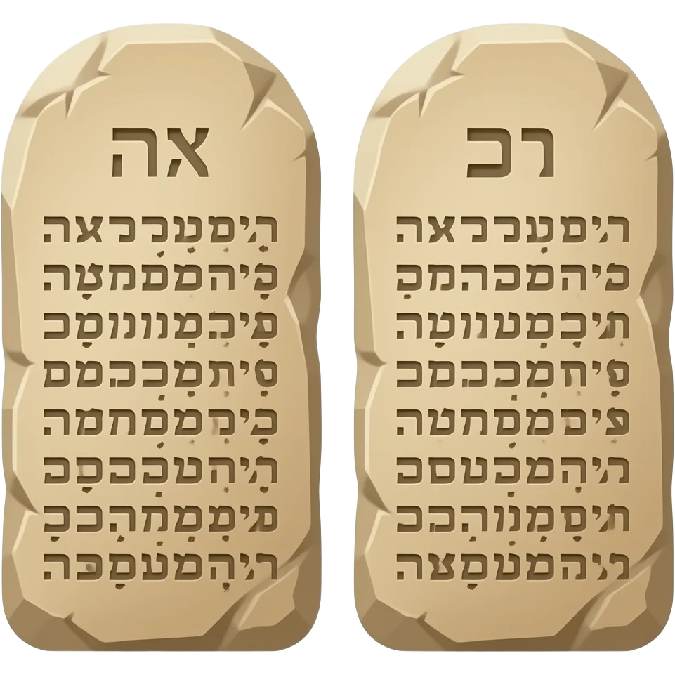 ten commandments emoji