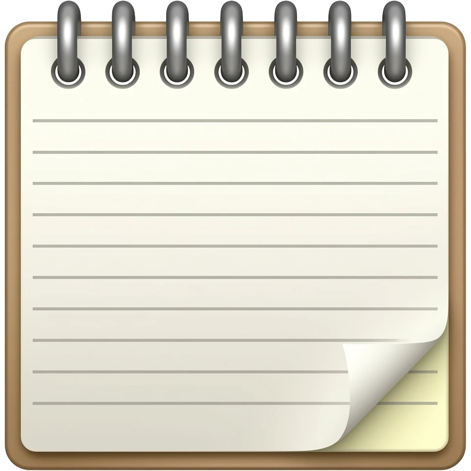 notepad emoji