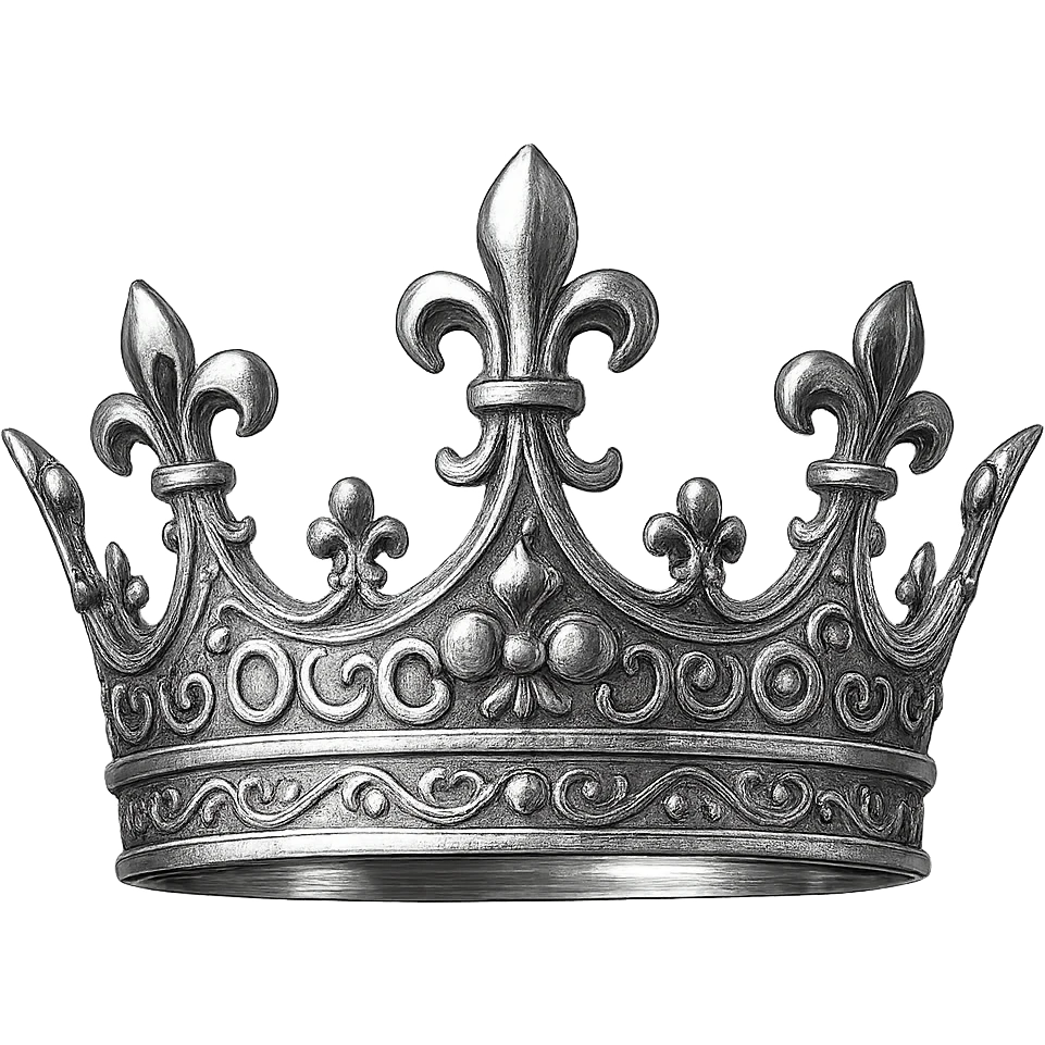silver crown emoji