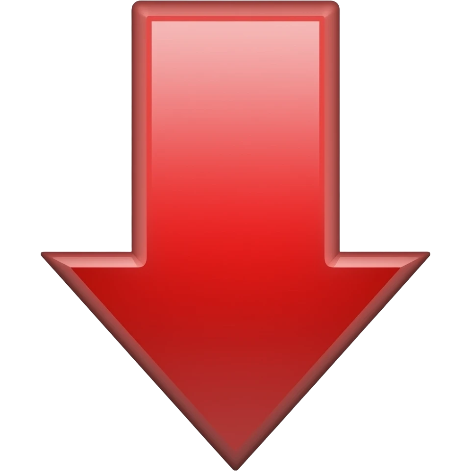 red triangle pointing down emoji