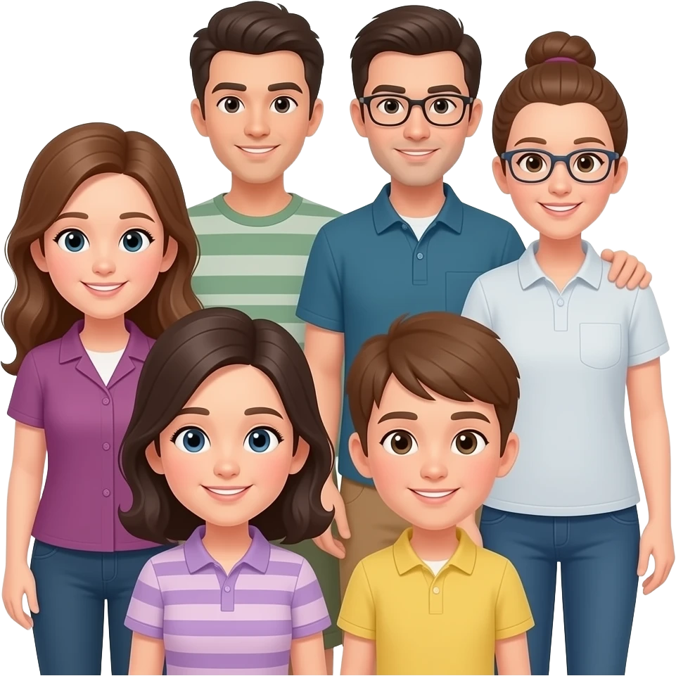 relatives and friends emoji