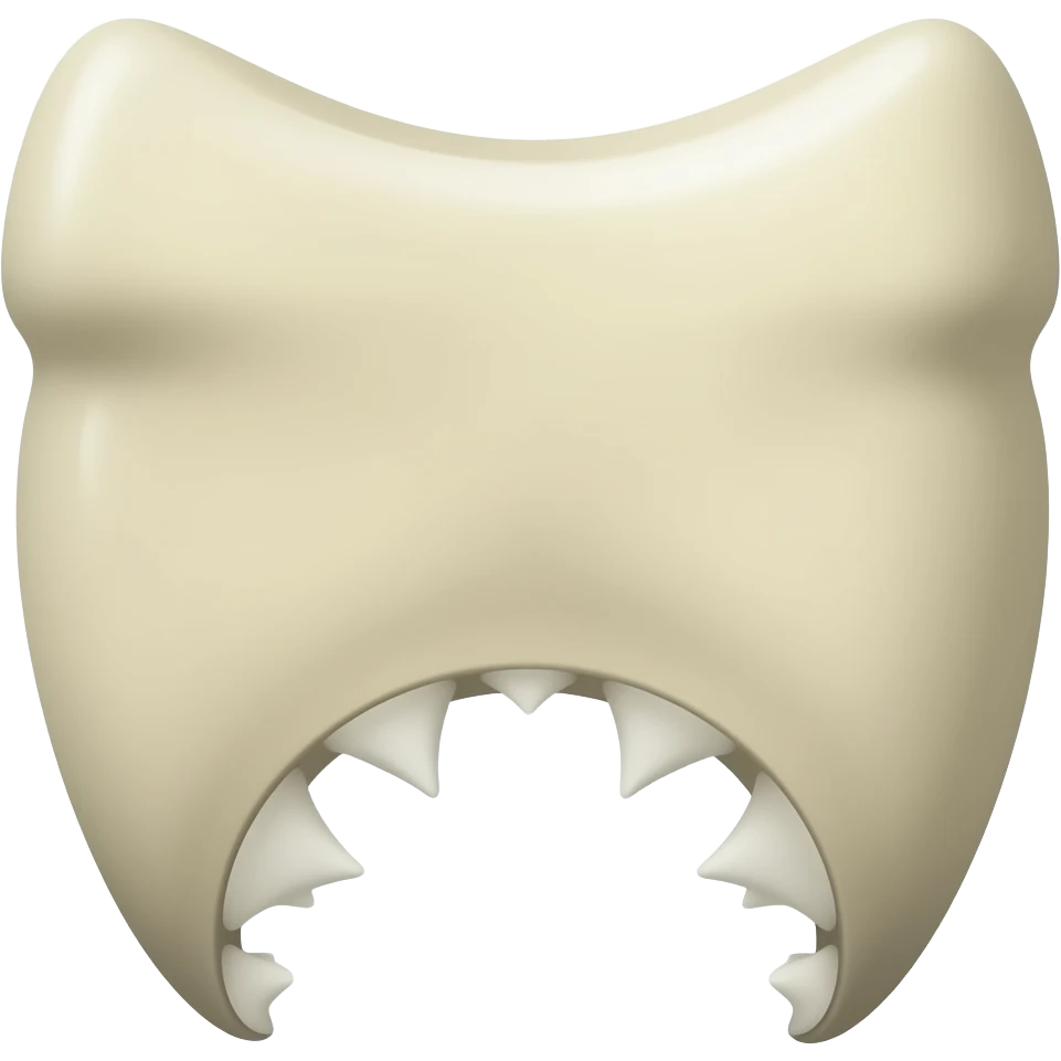 Shark tooth emoji