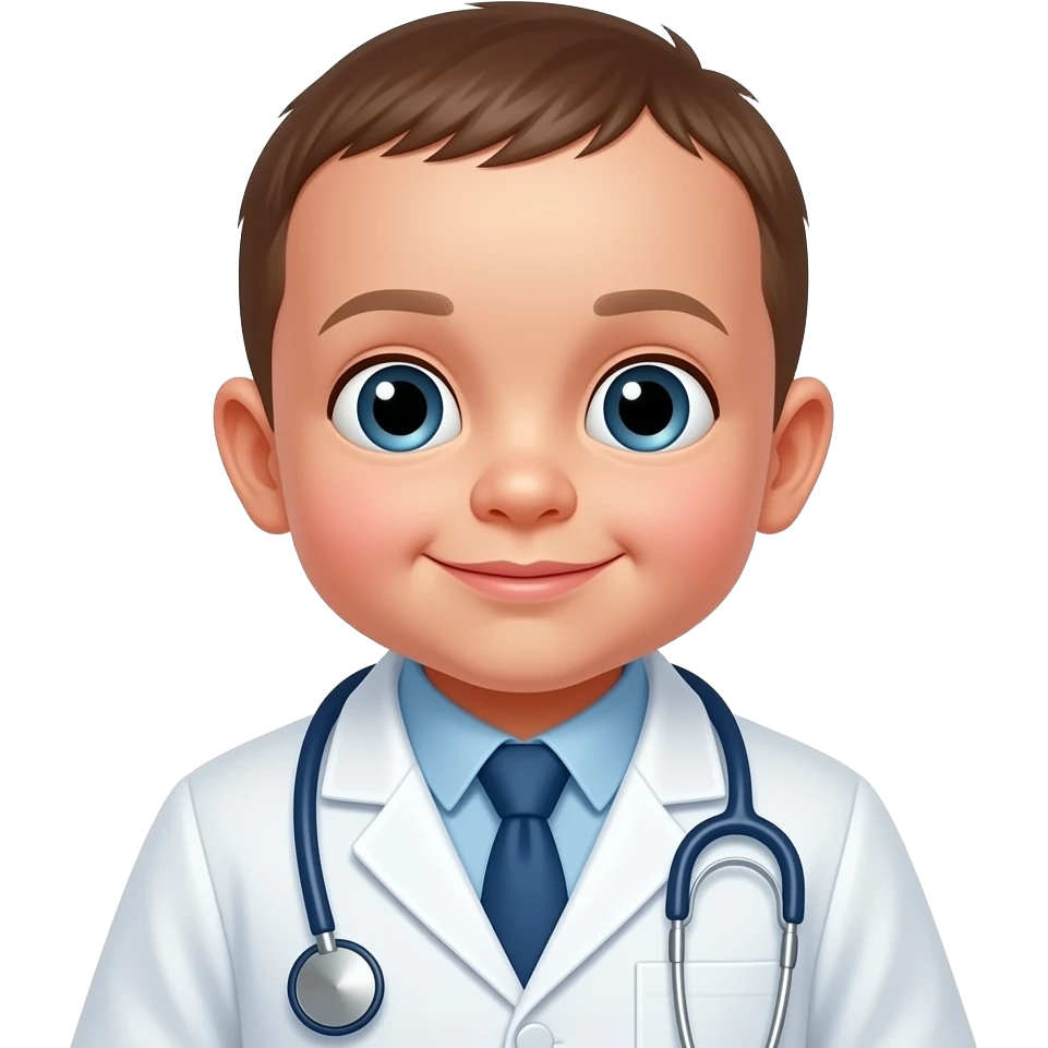 Новорожденный на приеме у врача emoji