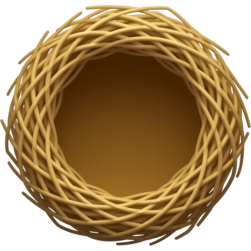bird nest emoji