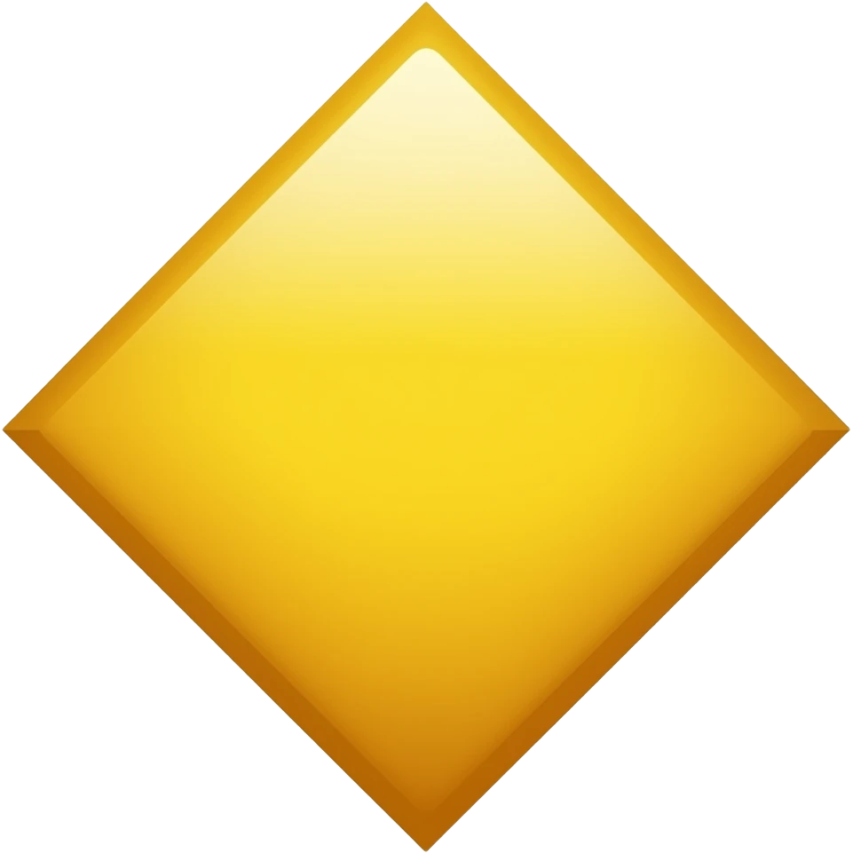 ROMBO AMARILLO emoji