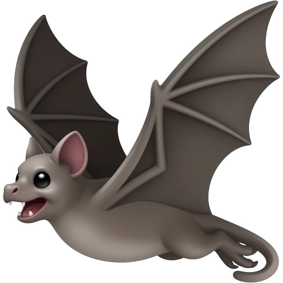 bat flying emoji