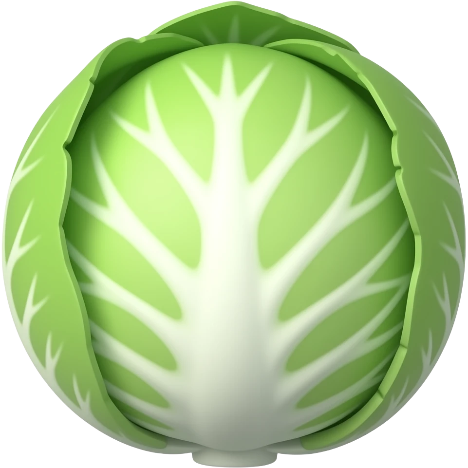 White Cabbage emoji