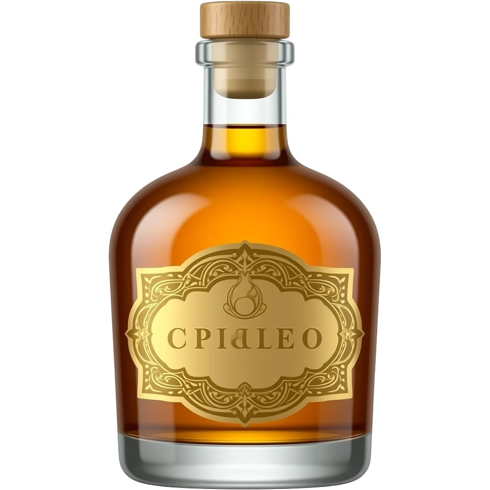 gold rum bottle emoji