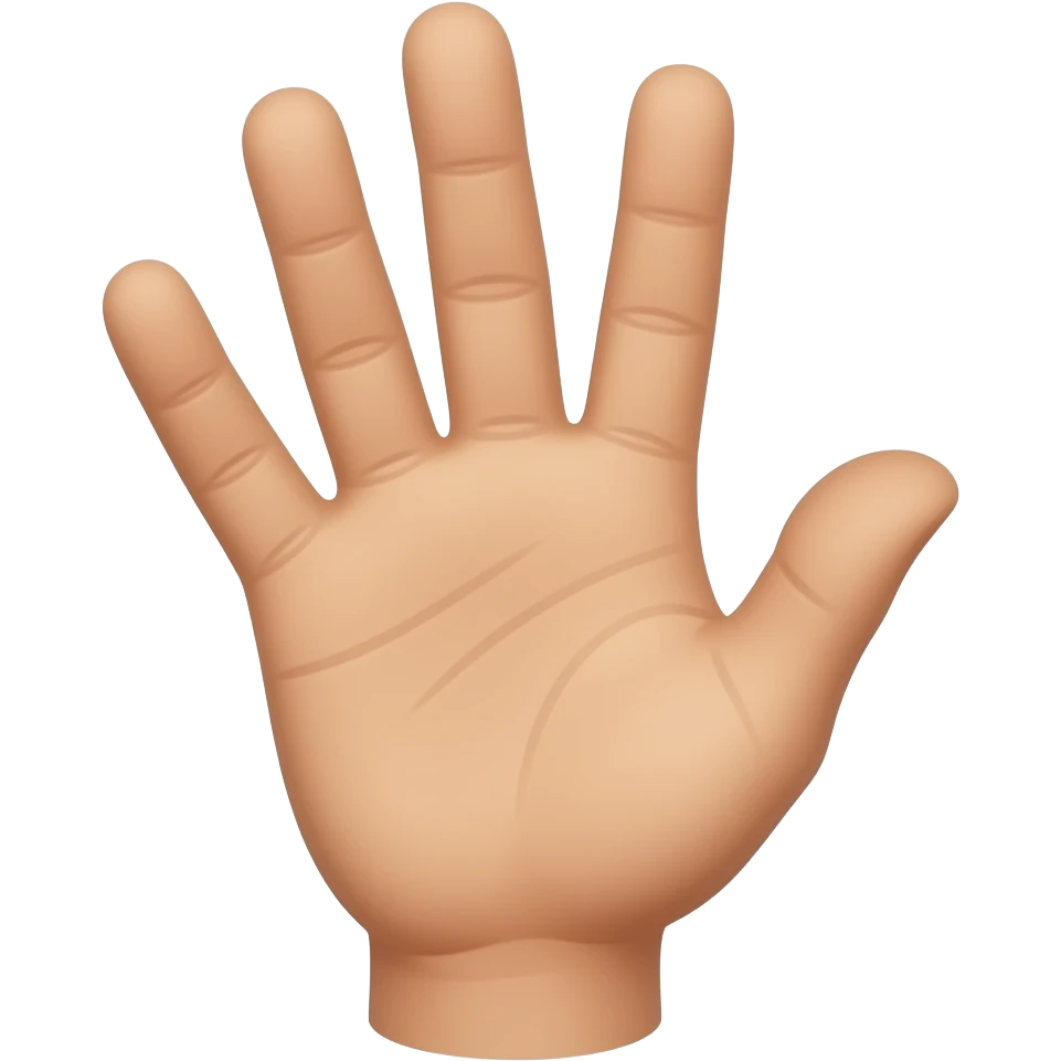 Hand emoji