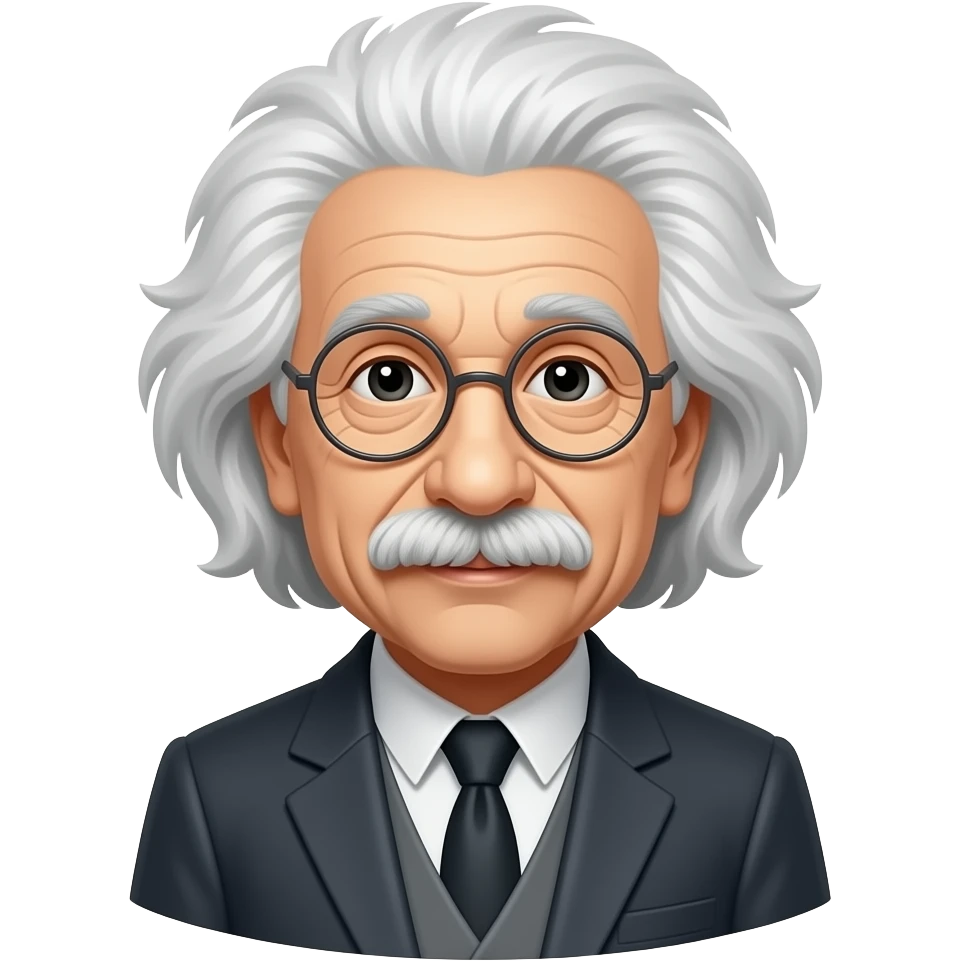 Albert Einstein physics emoji