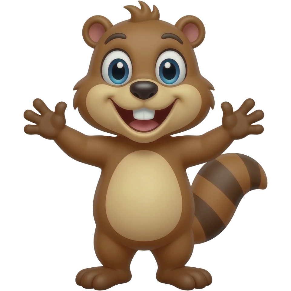Happy goLang mascote emoji