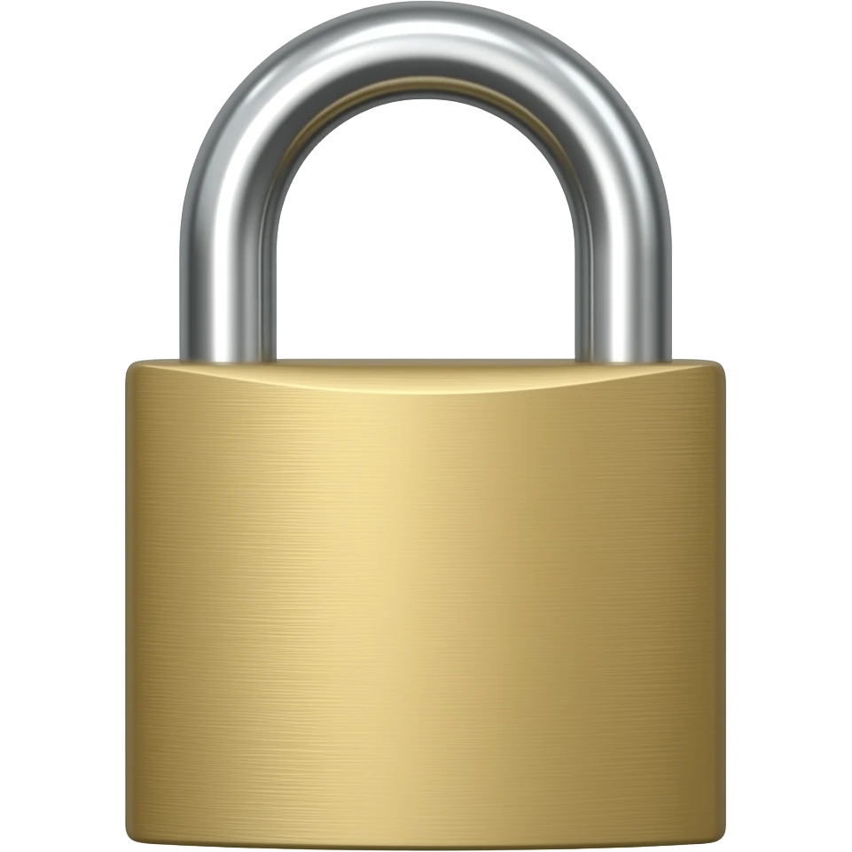 lock backside emoji