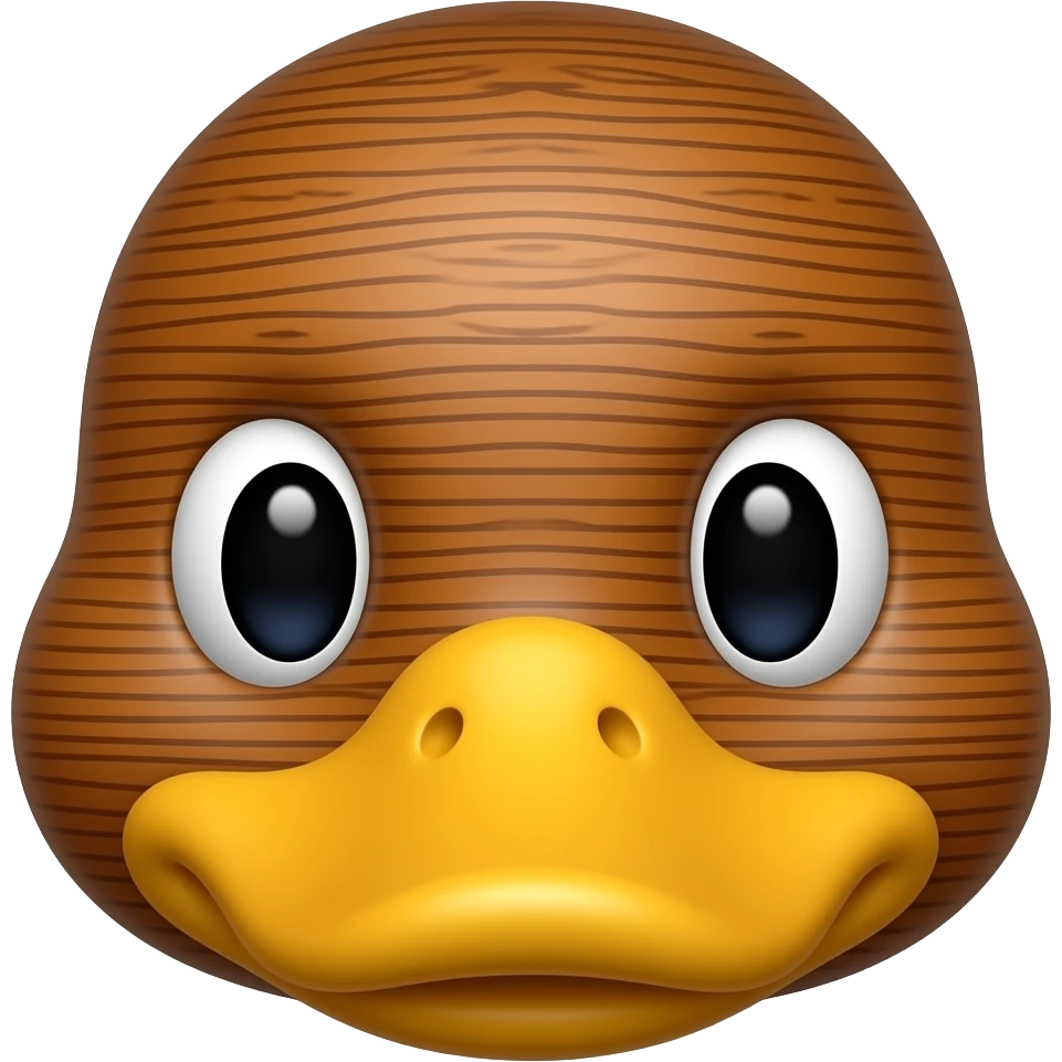 Duck with veneers emoji