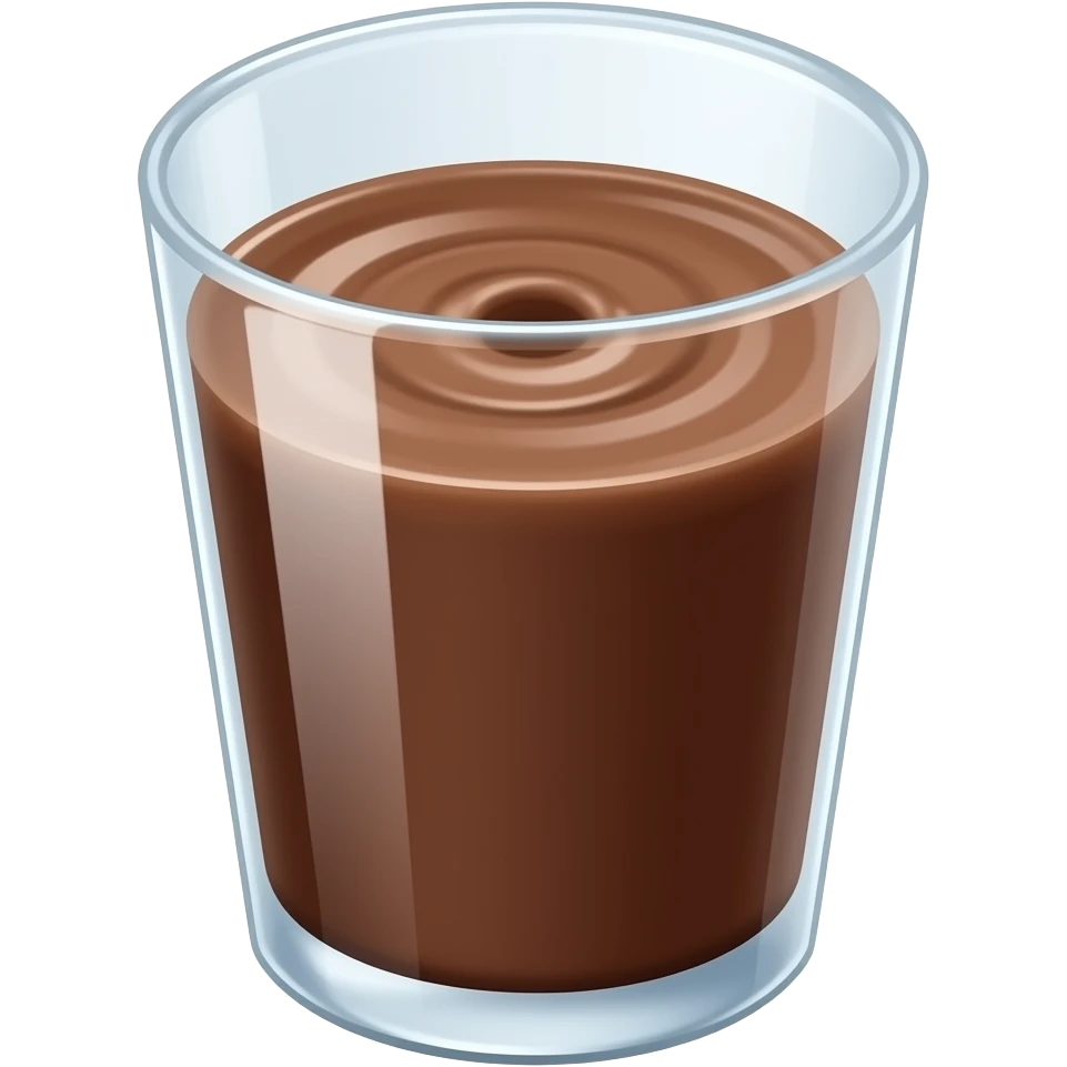 Çikolatali süt emoji