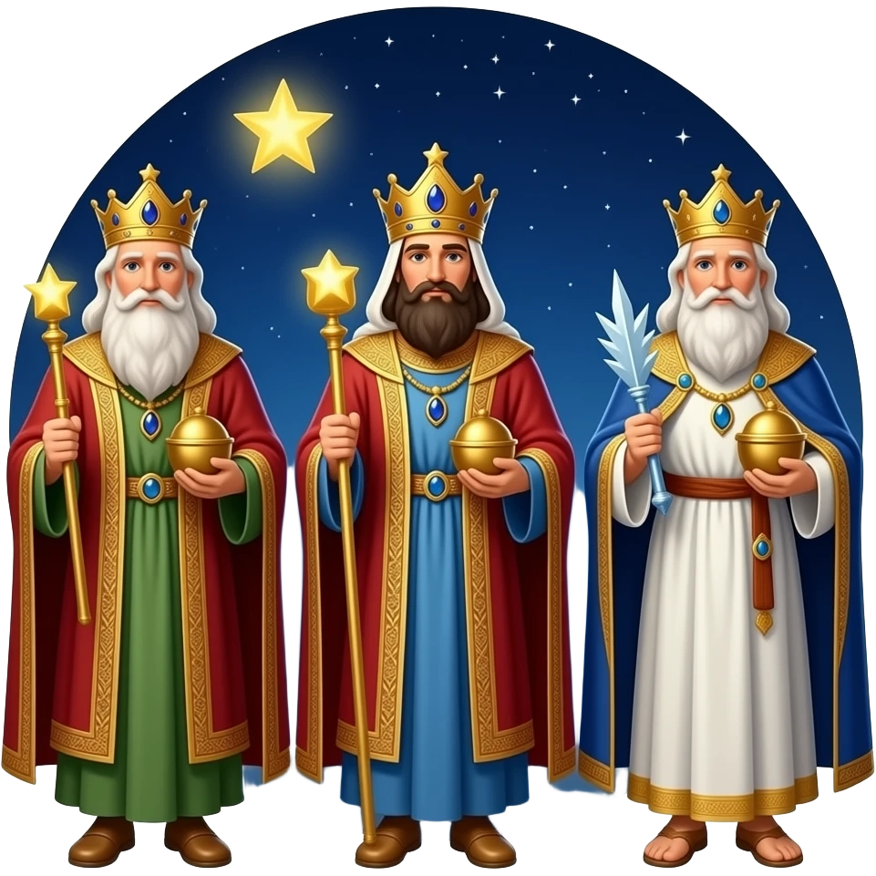 The 3 Wise men emoji