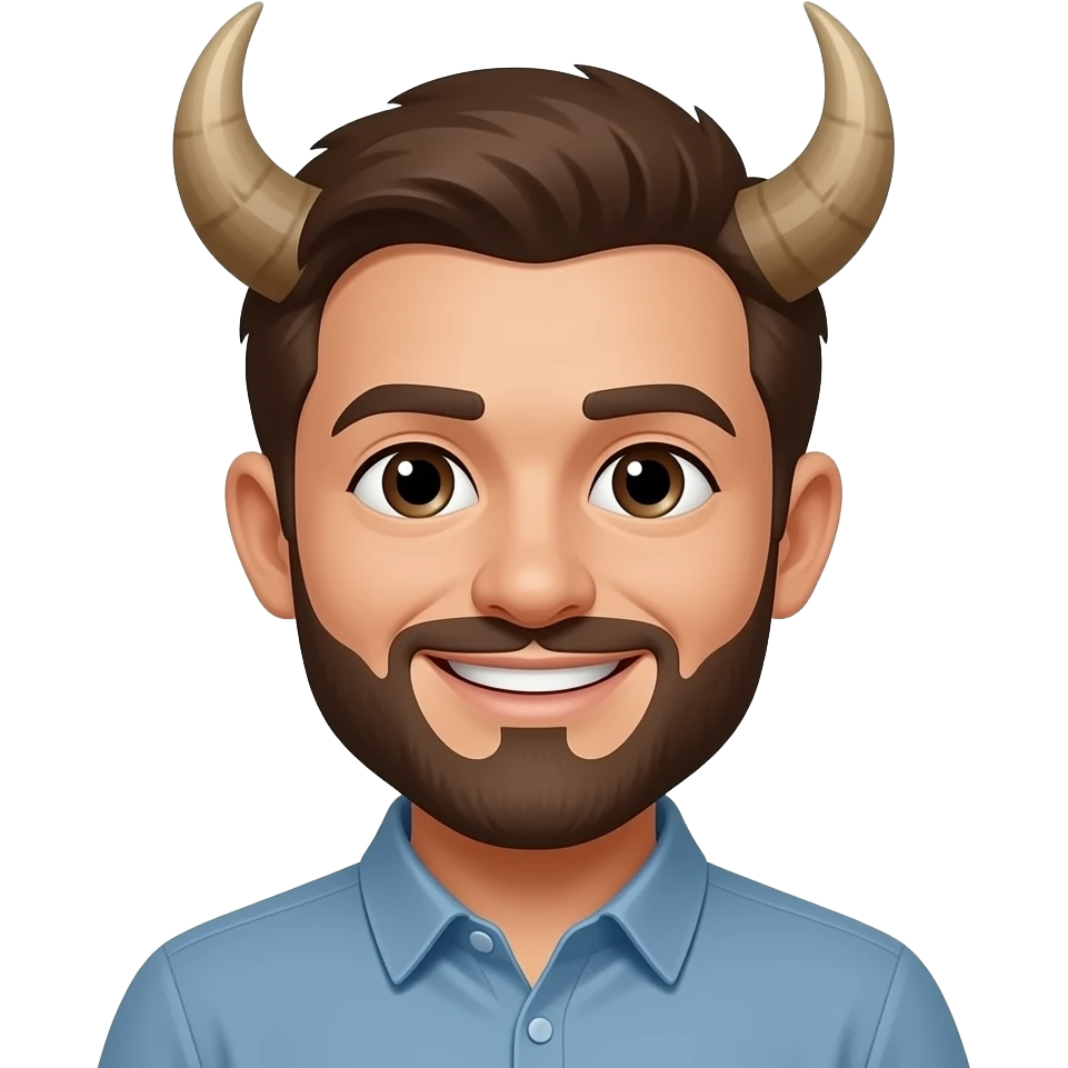 뿔 제가, 웃는 얼굴 emoji