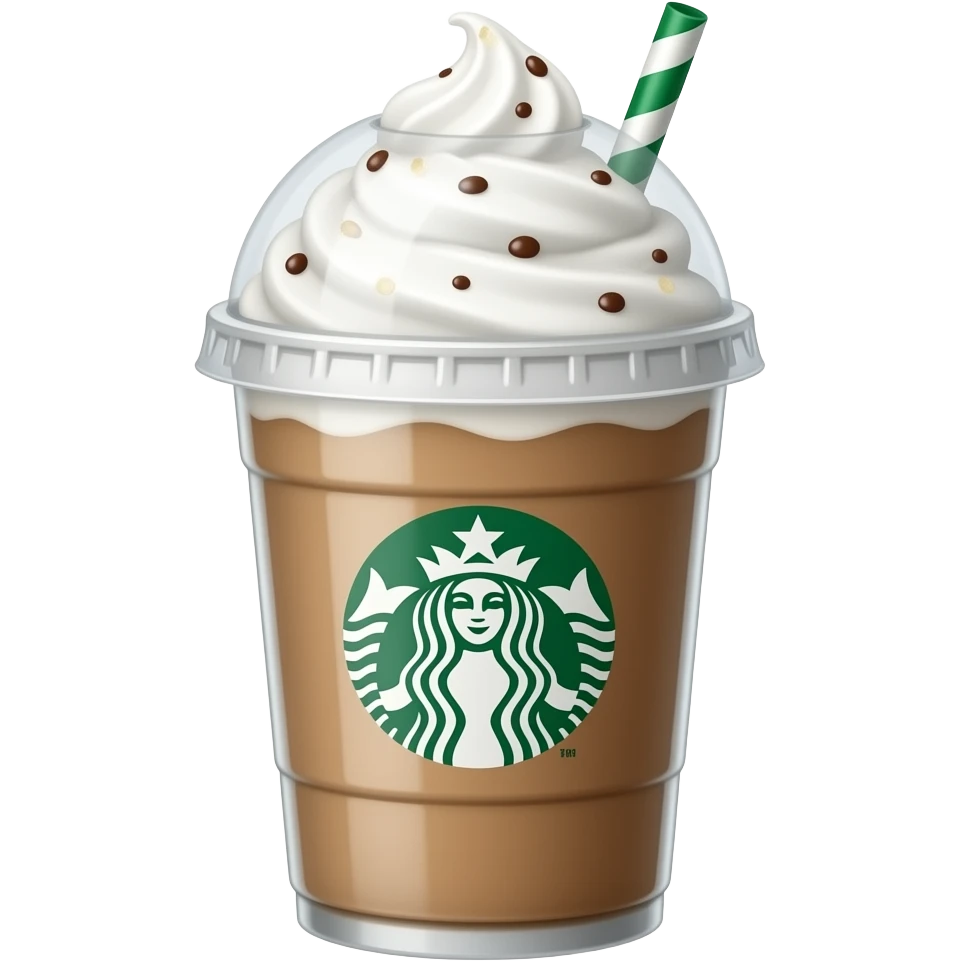 Vaso de frappucino emoji