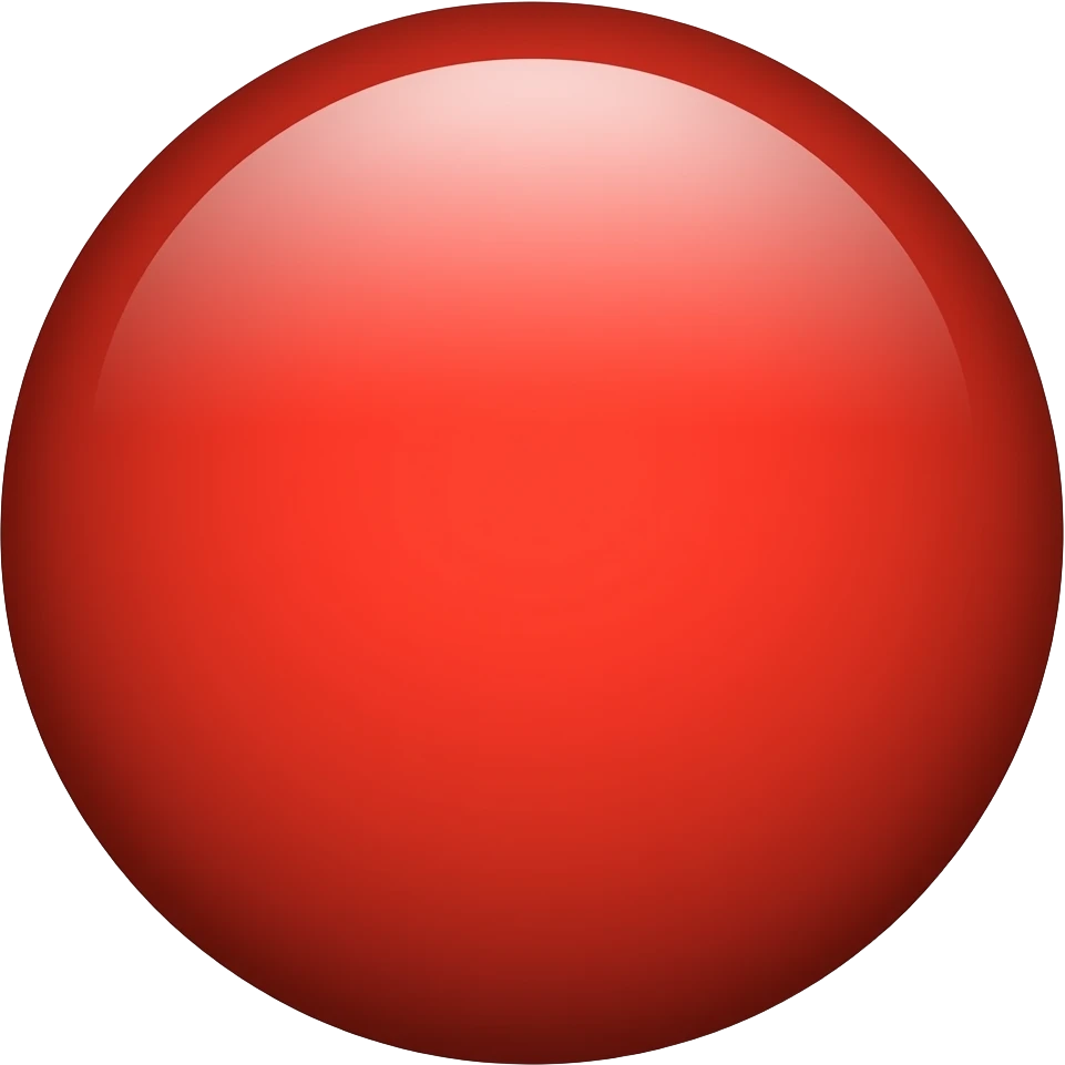 Red circle emoji