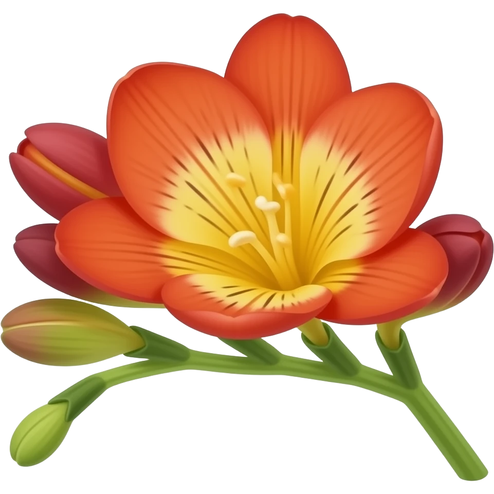 freesia flower ios emoji