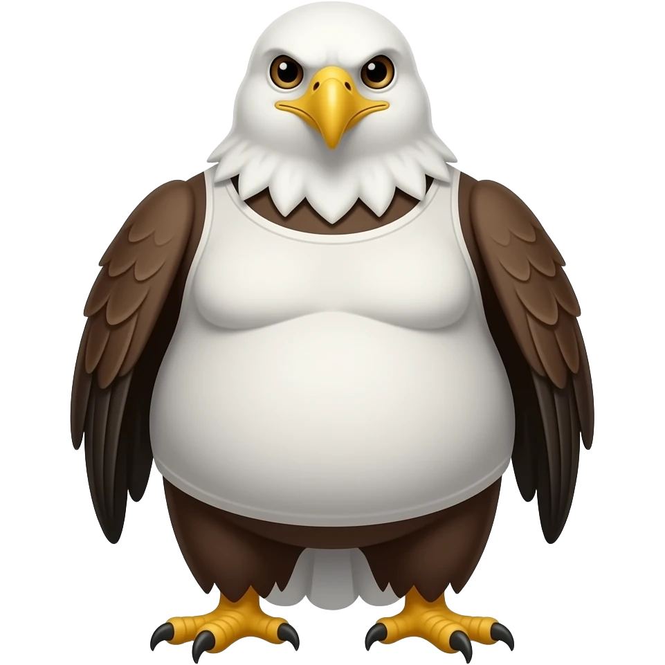 fat eagle emoji