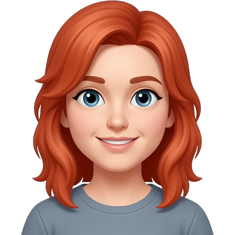 red head emoji