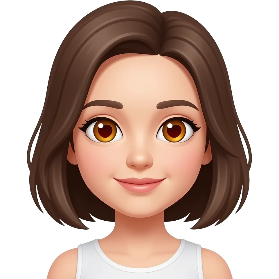 Heart eyes emoji, glossy 3D rendering, romantic aesthetic, transparent background emoji