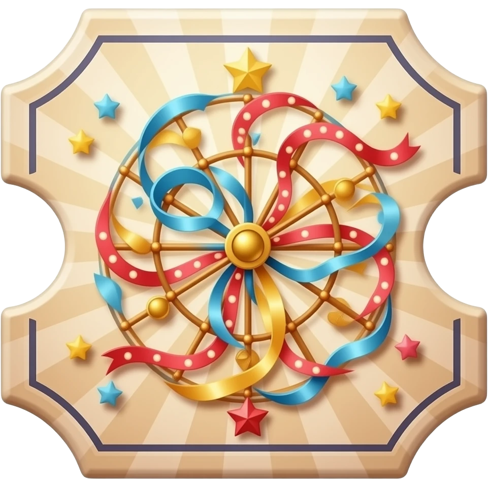 Fair ticket emoji