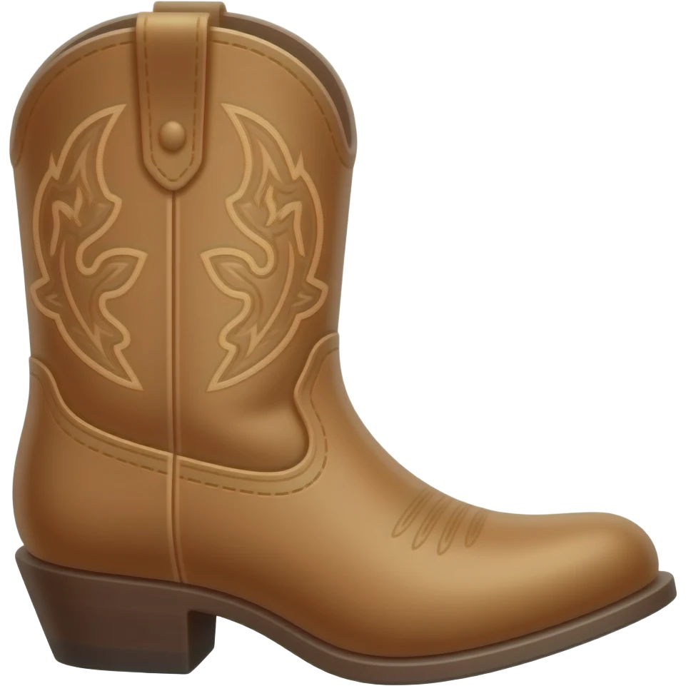 Cowgirl boots emoji